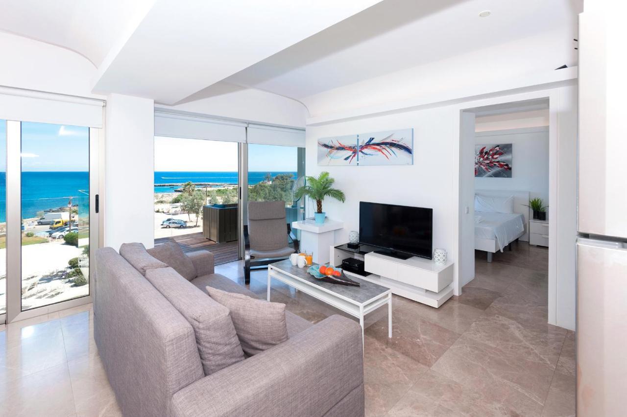 Apartment Marina - Beachfront Протарас Экстерьер фото