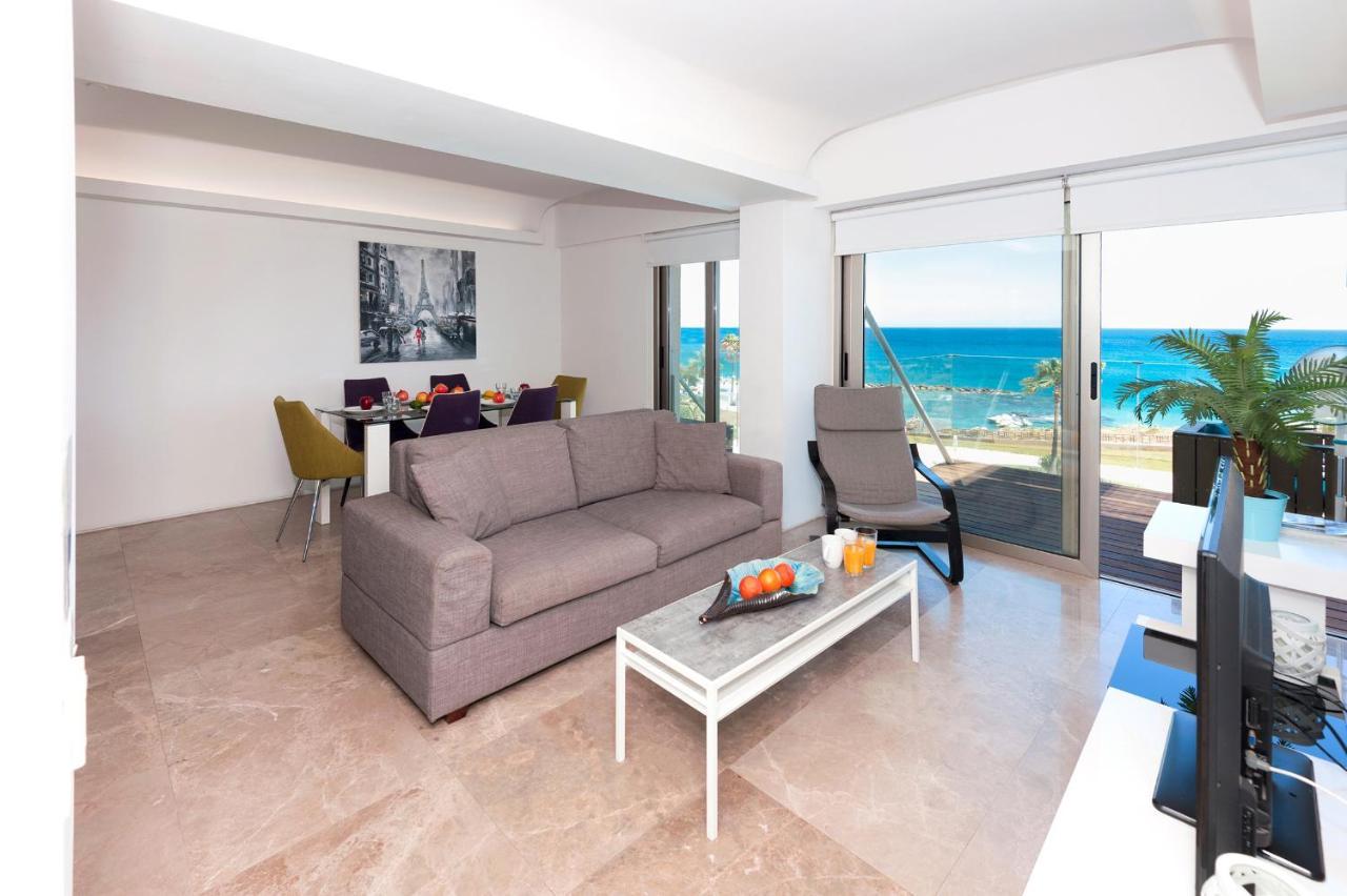 Apartment Marina - Beachfront Протарас Экстерьер фото